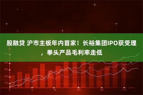 股融贷 沪市主板年内首家！长裕集团IPO获受理，拳头产品毛利率走低