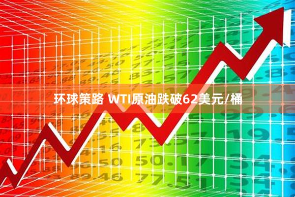 环球策路 WTI原油跌破62美元/桶