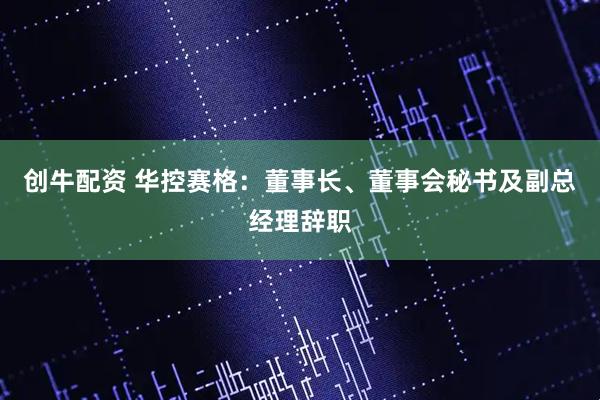 创牛配资 华控赛格：董事长、董事会秘书及副总经理辞职