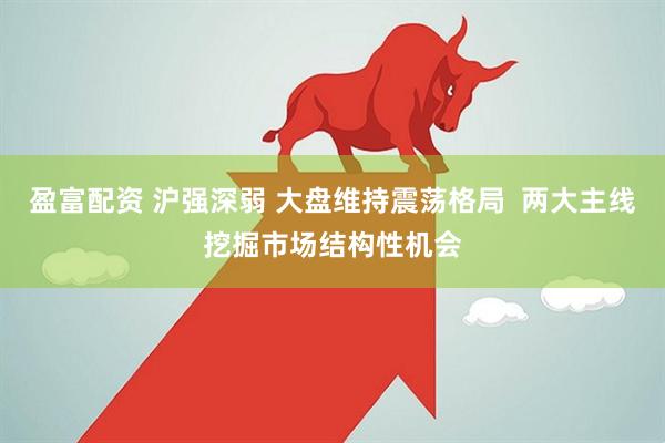 盈富配资 沪强深弱 大盘维持震荡格局  两大主线挖掘市场结构性机会