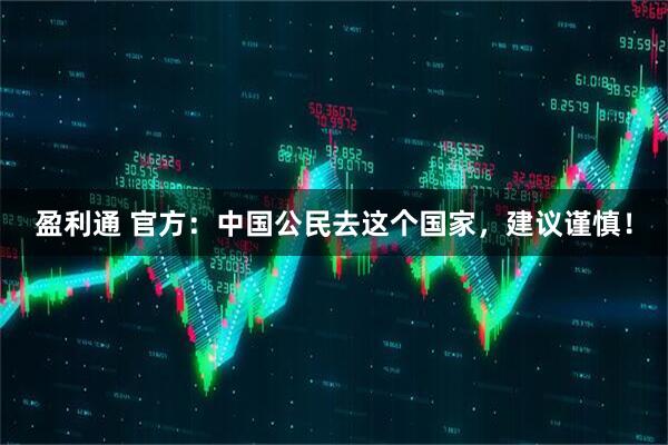 盈利通 官方：中国公民去这个国家，建议谨慎！
