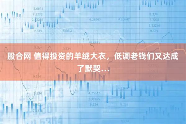 股合网 值得投资的羊绒大衣,低调老钱们又达成了默契…